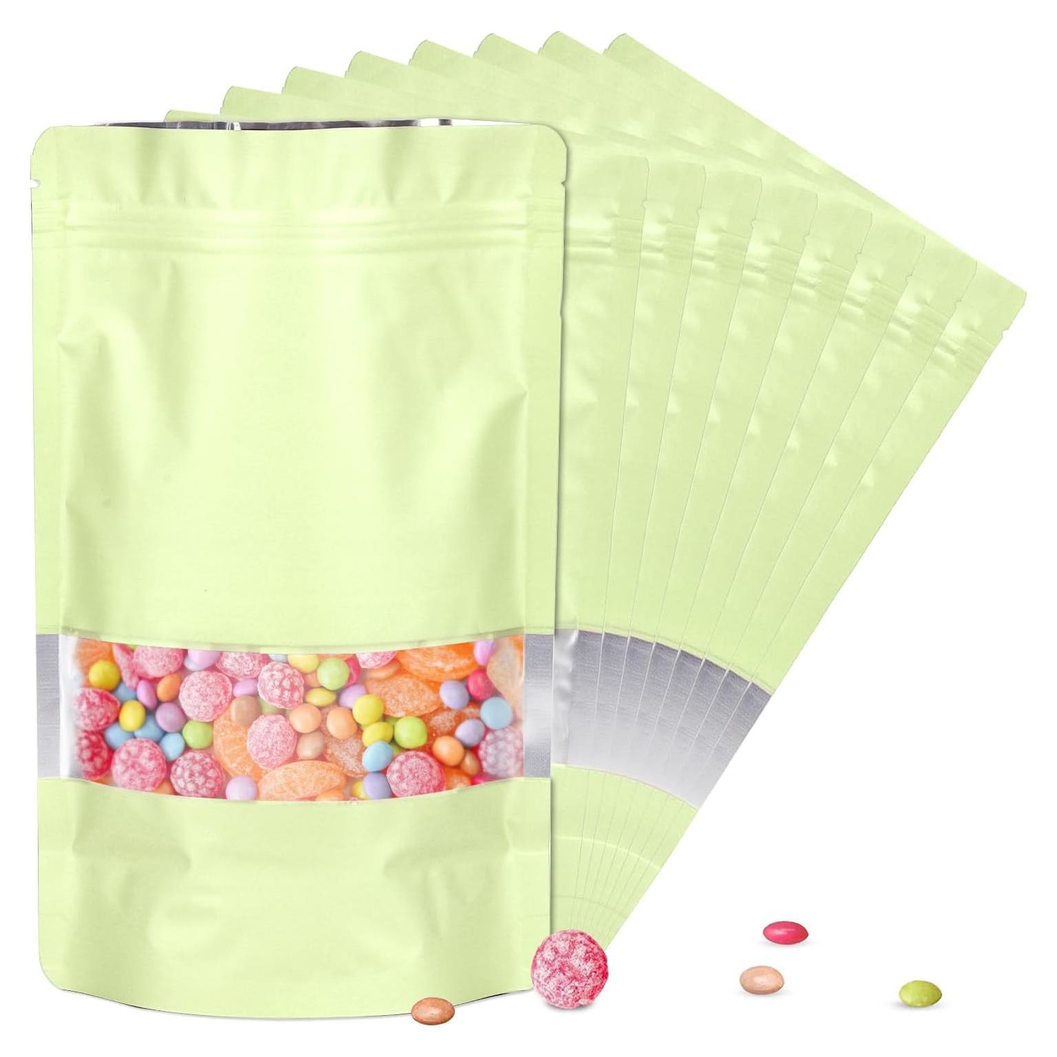 Bolsas Mylar ODDIER 3.5x5" 120pcs Reutilizables Beige