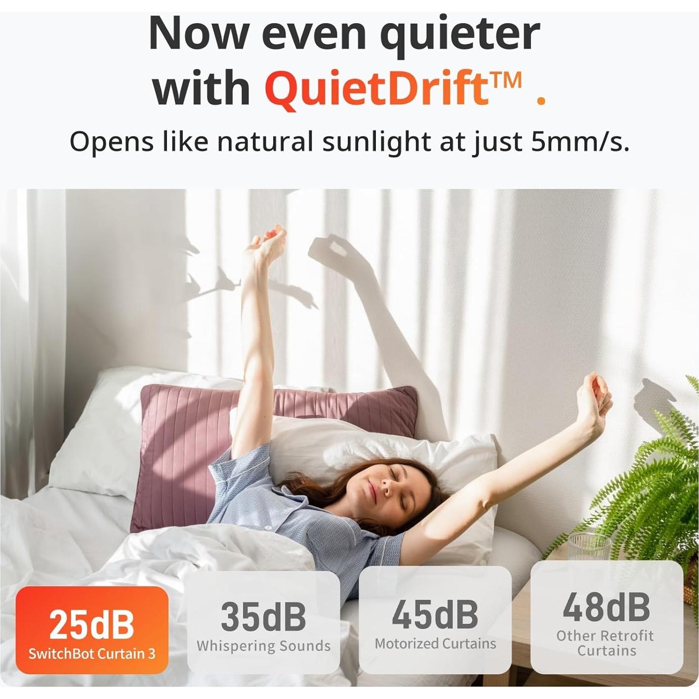 Abridor Cortinas Automático SwitchBot Cortina 3 Varilla