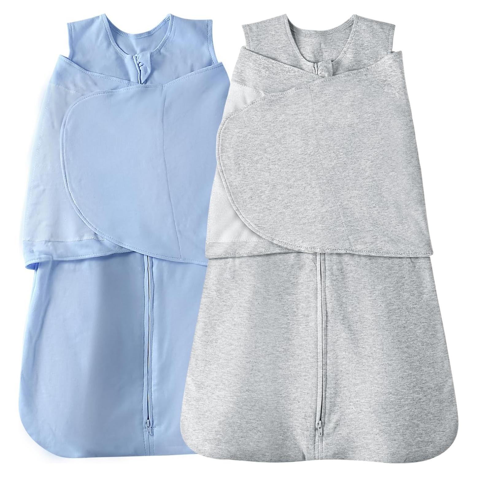 Saco de Sueño Swaddle QIAN QUE 3-6 Meses Algodón Orgánico