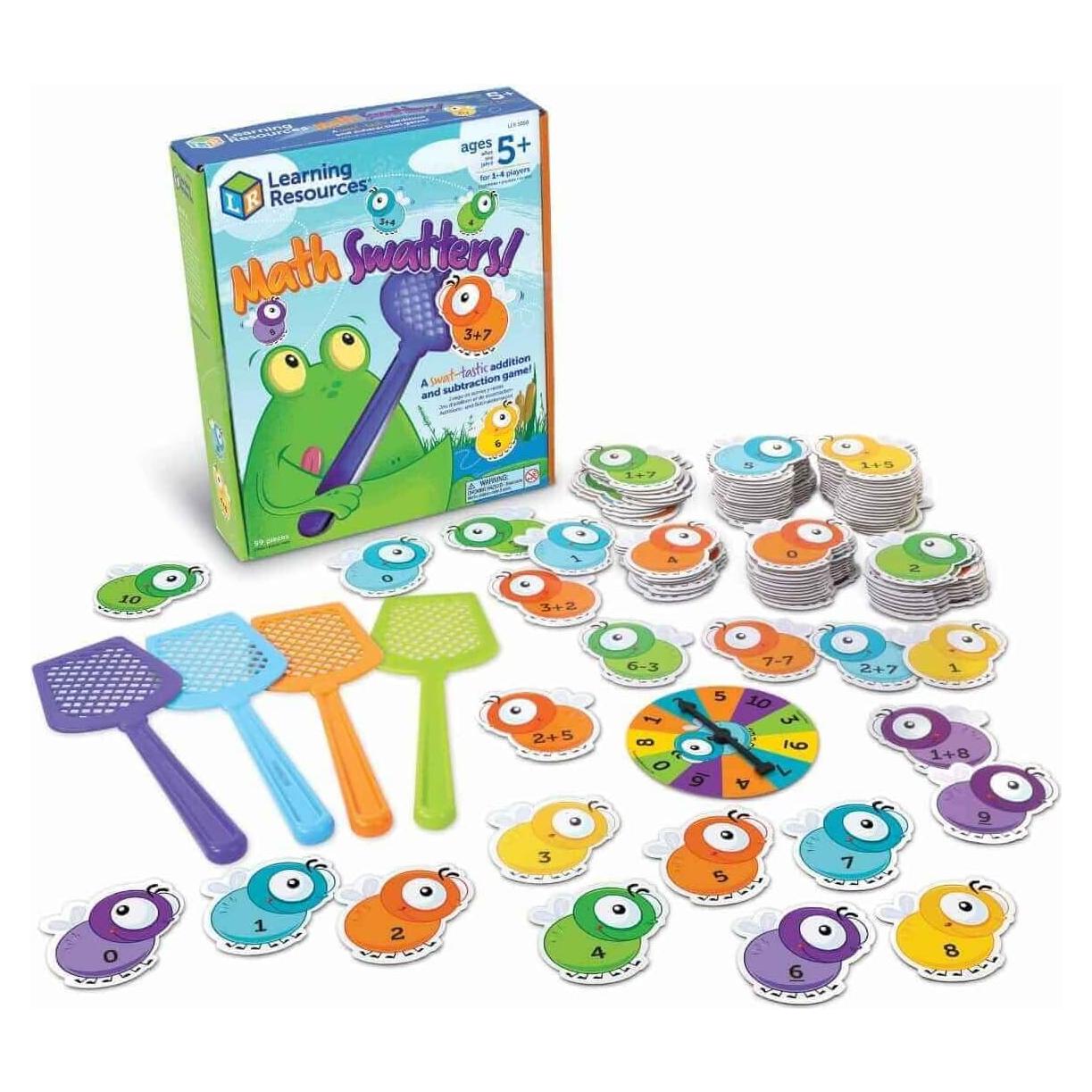 Juego de Sumar y Restar Mathswatters Learning Resources - 1-4 Jugadores