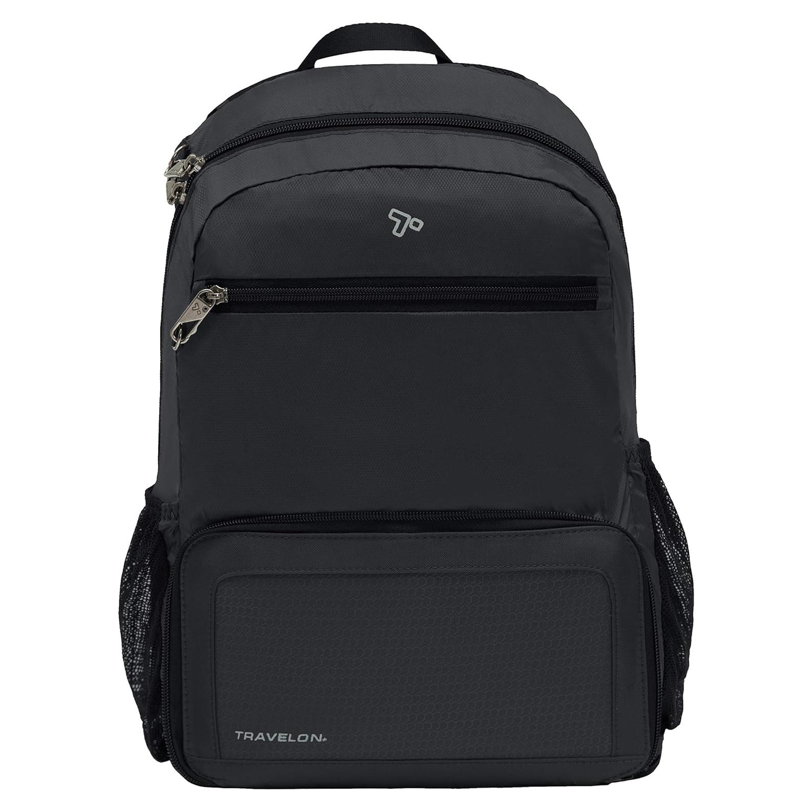 Mochila Plegable Antirrobo Travelon 18.5L Negra