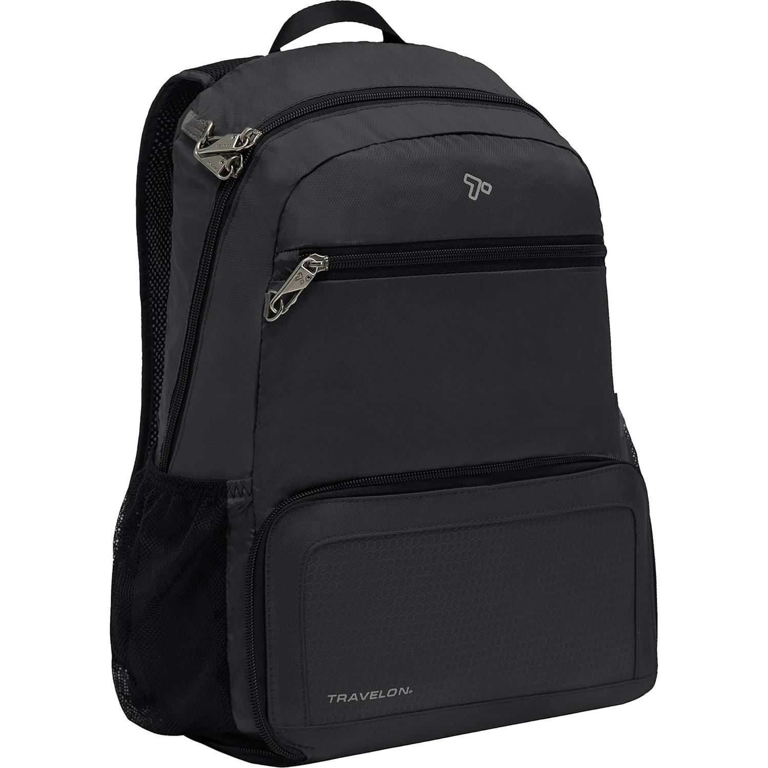 Mochila Plegable Antirrobo Travelon 18.5L Negra