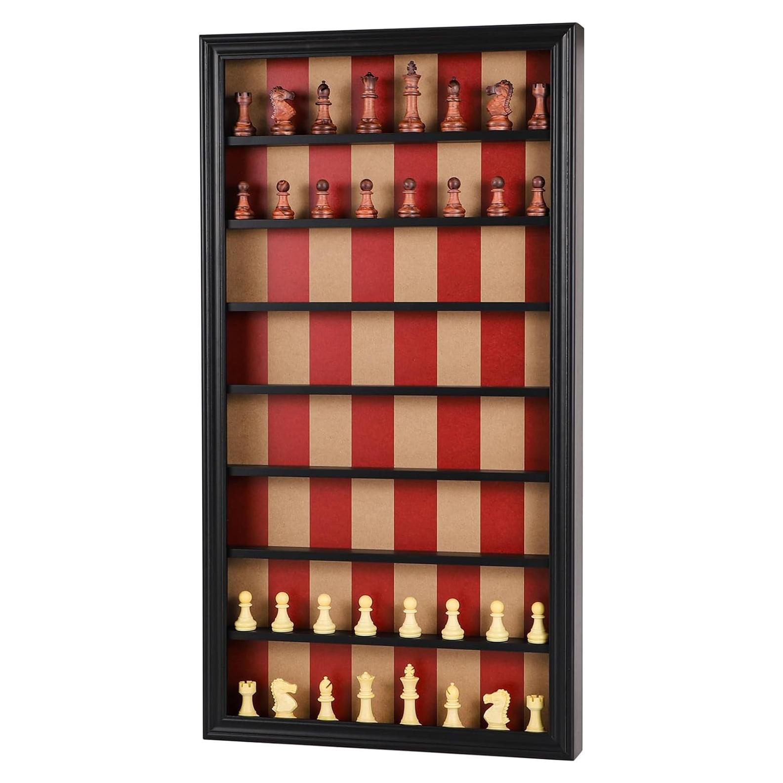 Juego de Ajedrez de Pared Grhonior Vertical Madera 72.4x39.1cm