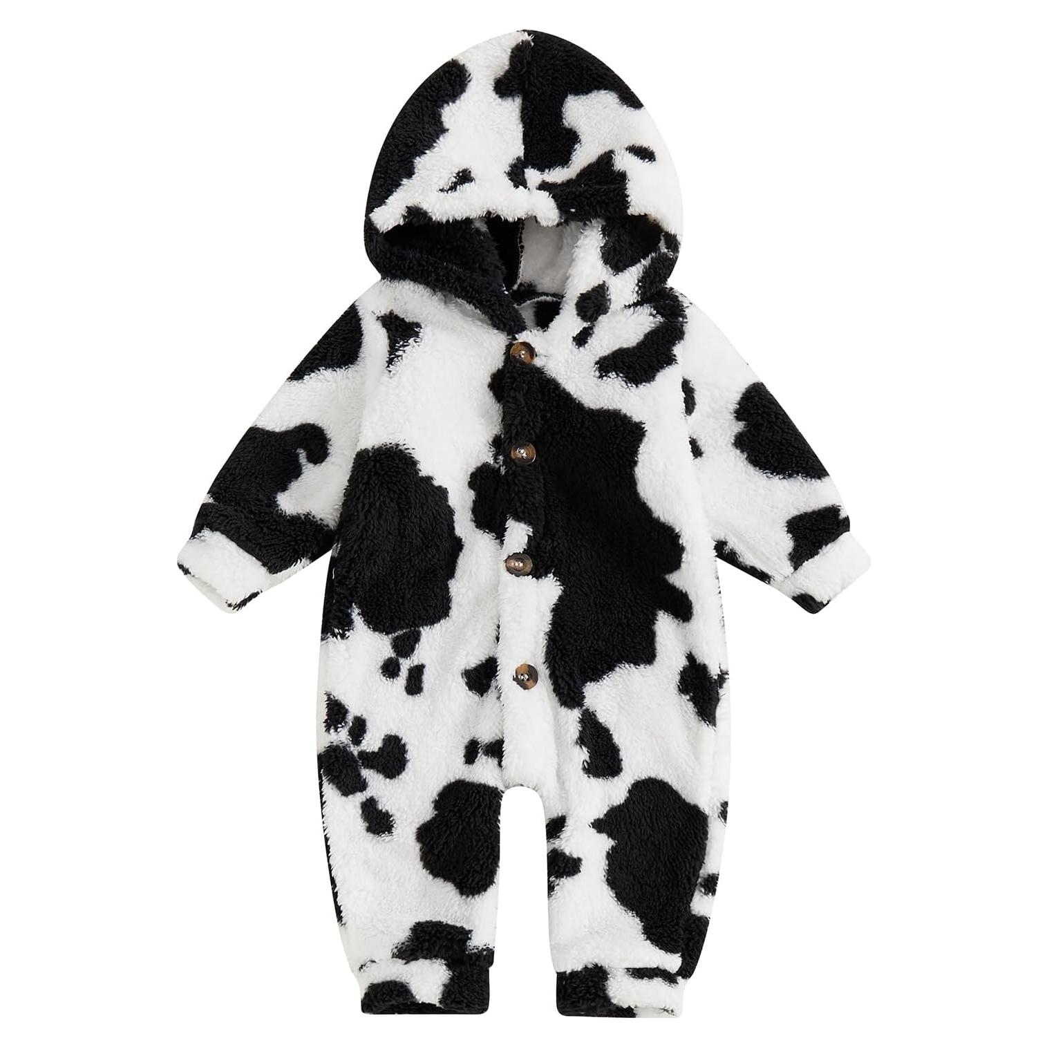 Mono de Felpa para Recién Nacidos Niños Niñas 0-12 Meses