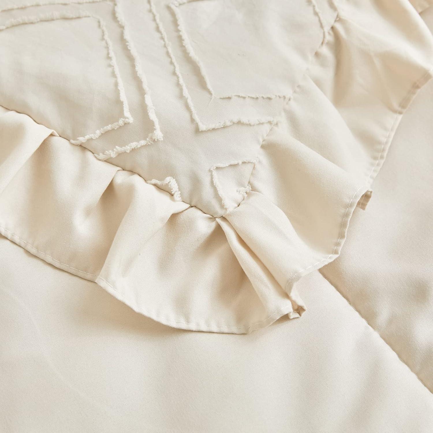 Juego de Ropa de Cuna 3 Piezas UOZZI BEDDING Boho Crema