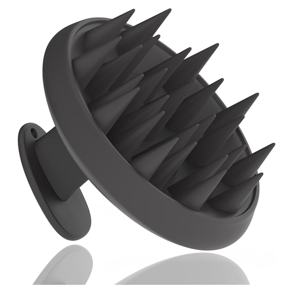 Masajeador de Cuero Cabelludo YalsFTY de Silicona Negro