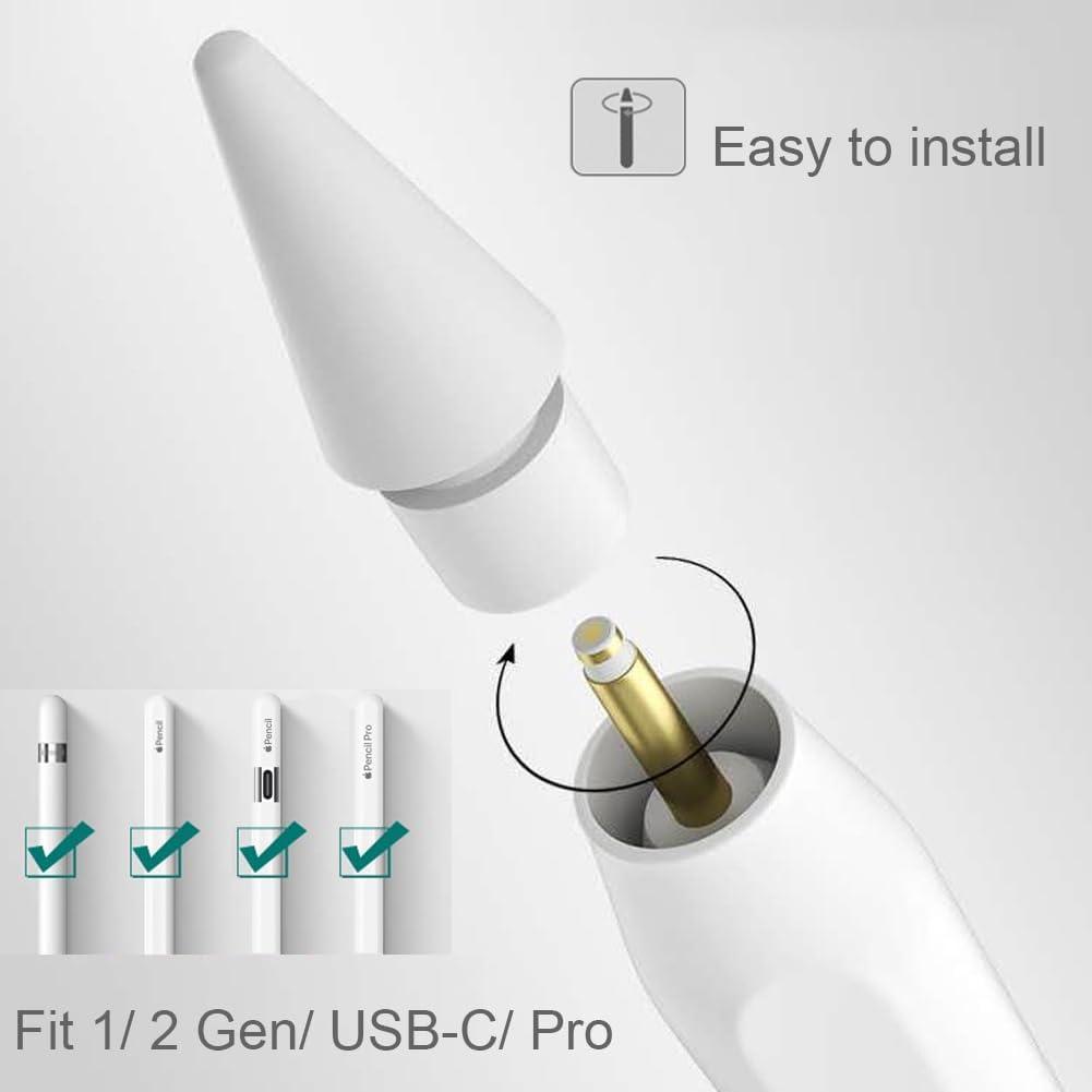 Puntas de Reemplazo SIXFU para Apple Pencil 1ra y 2da Gen - 8 Pack