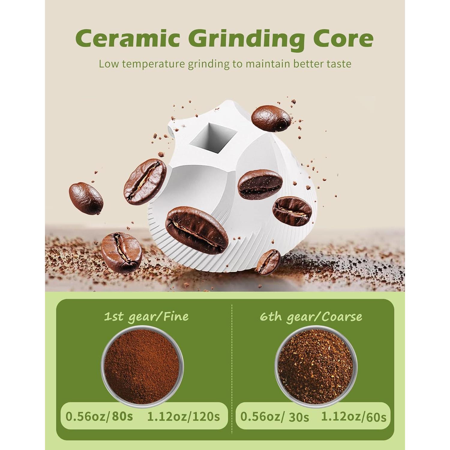 Molino de Café Manual Matrjestice Acero Inoxidable 31.7g