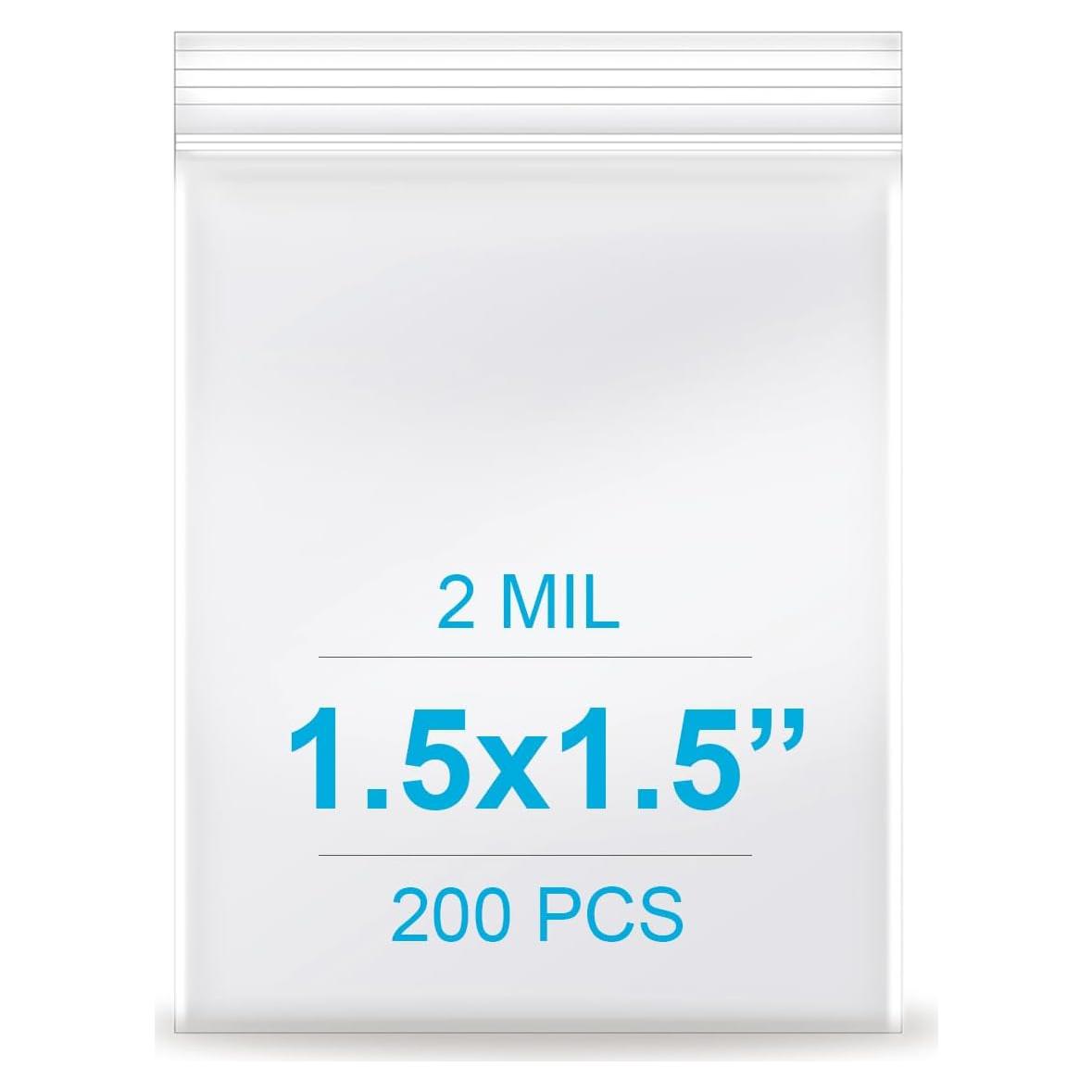 Bolsas de Plástico Reclosables 40x45mm Enbreey - Paquete de 200