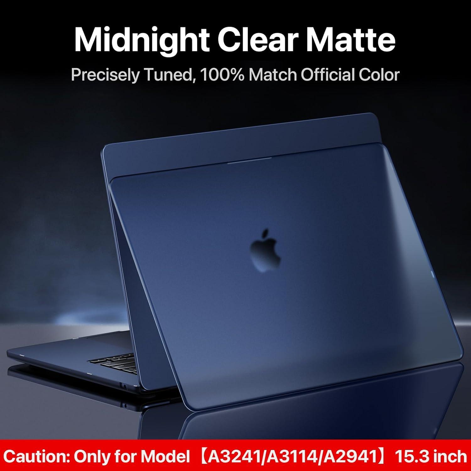 Funda Dura para MacBook Air 15" Claro Medianoche - soonjet