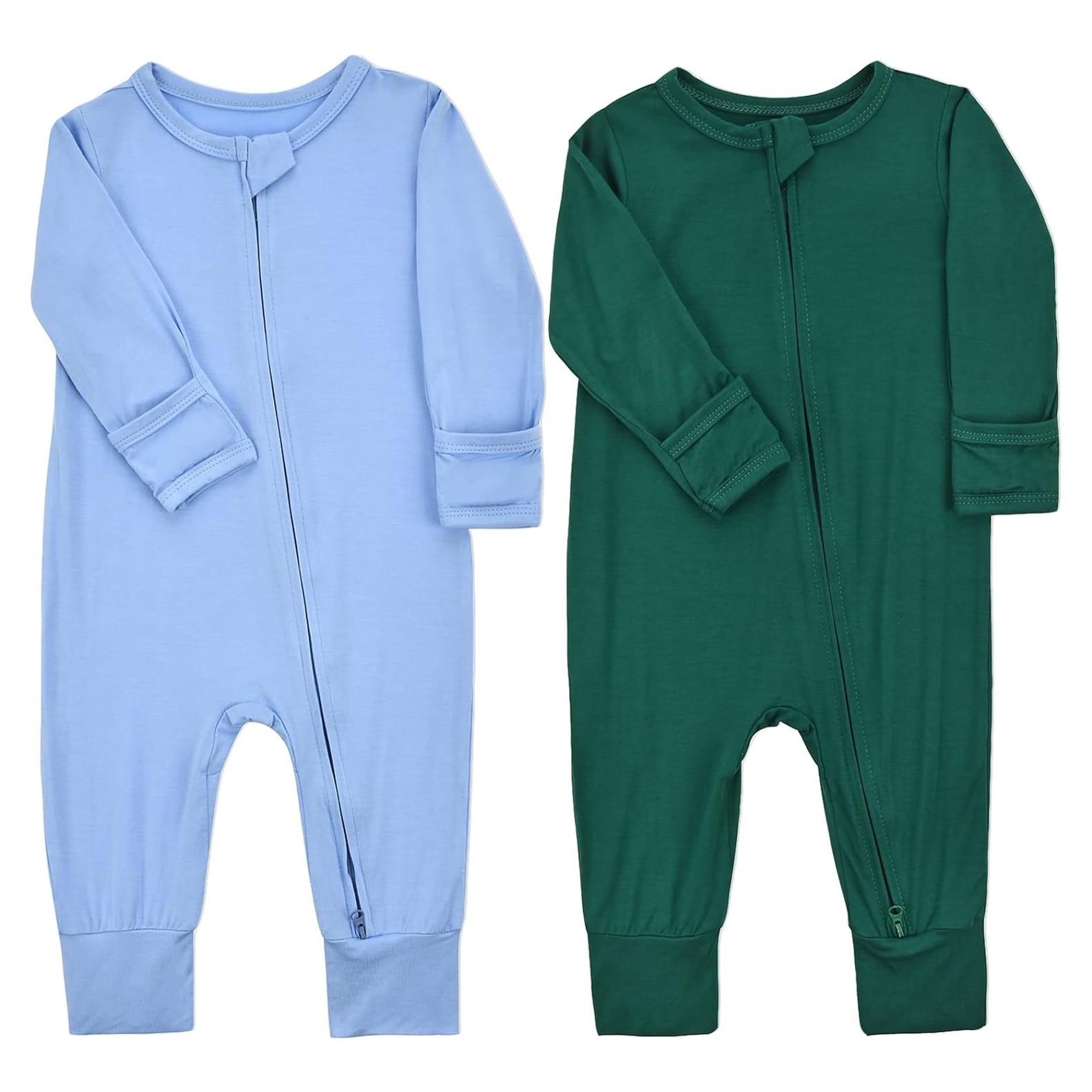 Pijama Sin Pies Aablexema para Bebé con Cremallera y Mitones