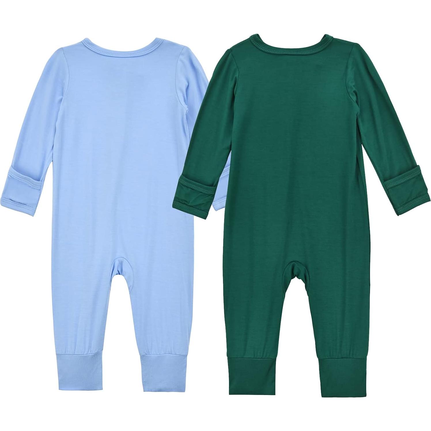 Pijama Sin Pies Aablexema para Bebé con Cremallera y Mitones