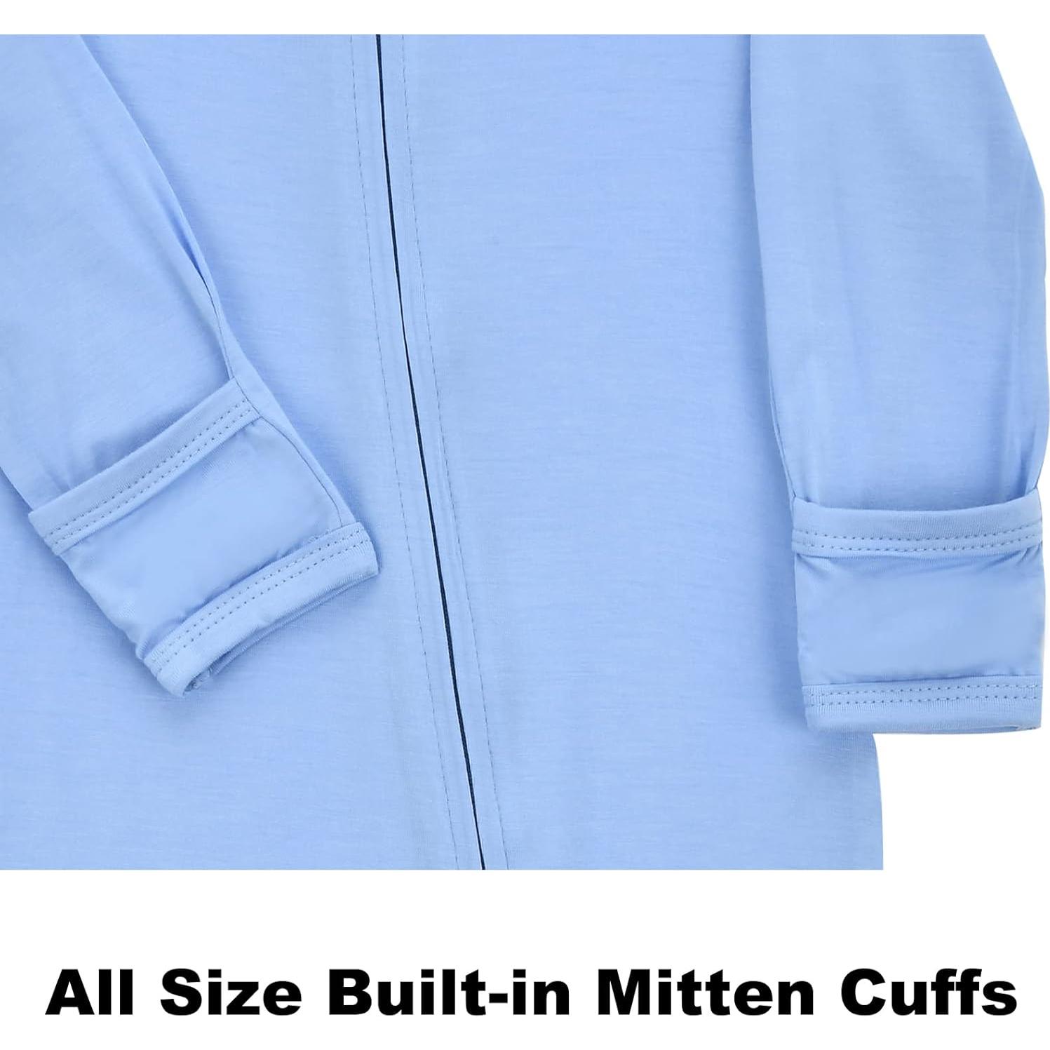 Pijama Sin Pies Aablexema para Bebé con Cremallera y Mitones