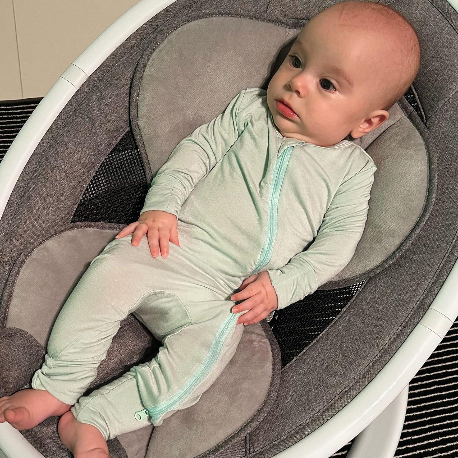 Pijama Sin Pies Aablexema para Bebé con Cremallera y Mitones