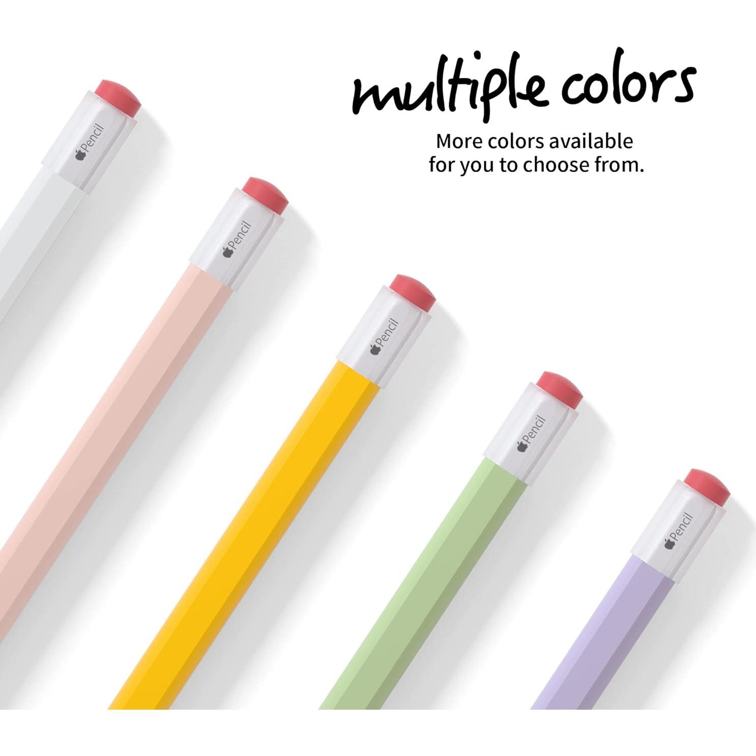 Funda de Silicona ELETIUO para Apple Pencil 2ª Gen Amarillo