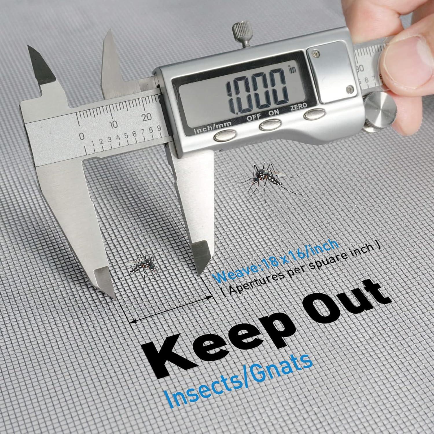 Kit de Reemplazo de Pantalla de Ventana MAGZO 91x229 cm Negro