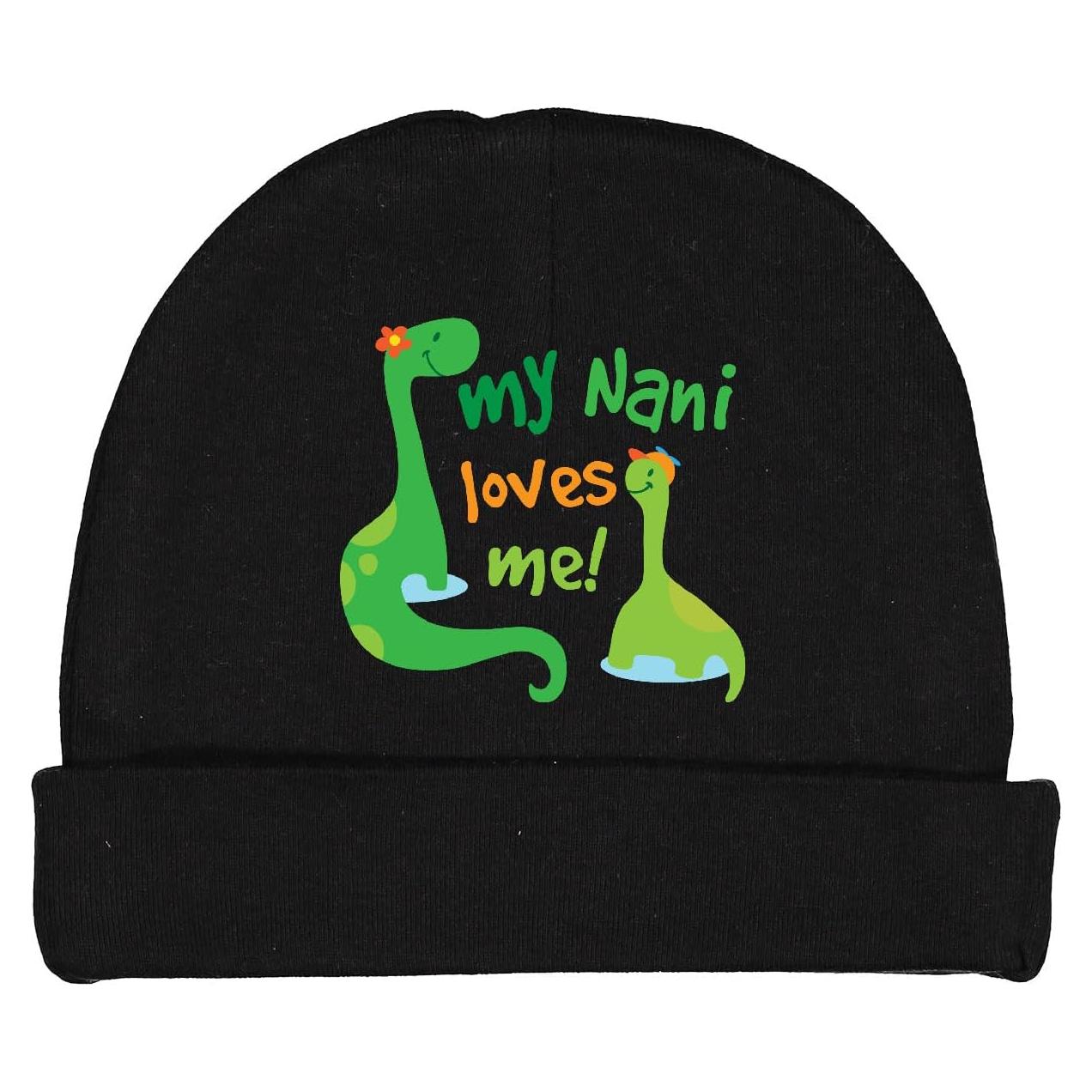 Sombrero Beanie Dinosaurio Inktastic para Bebés - Negro