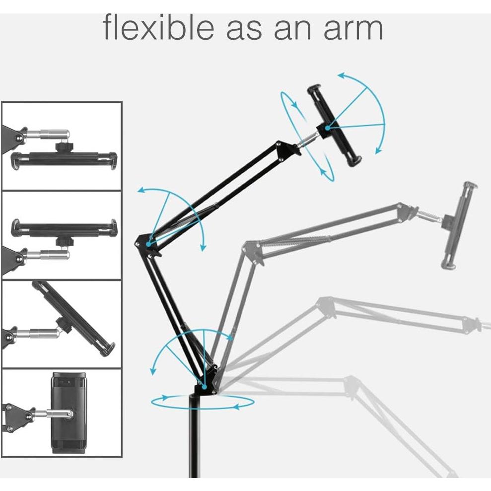 Soporte de Piso Ajustable Elekpopu para Tabletas 4.7-11"