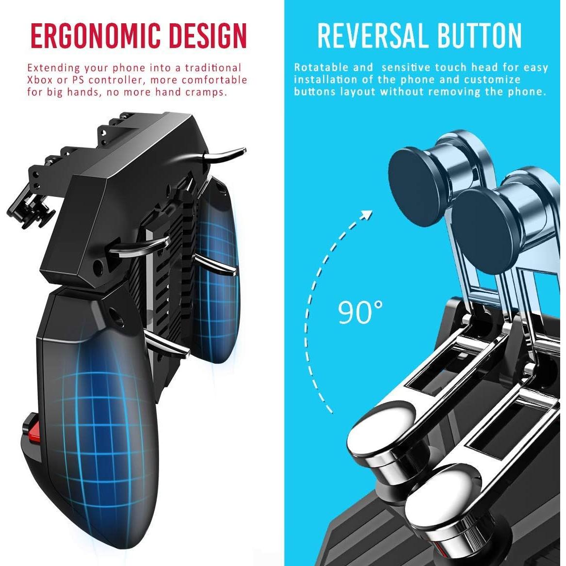 Controlador Móvil DELAM PUBG con Ventilador y Joystick