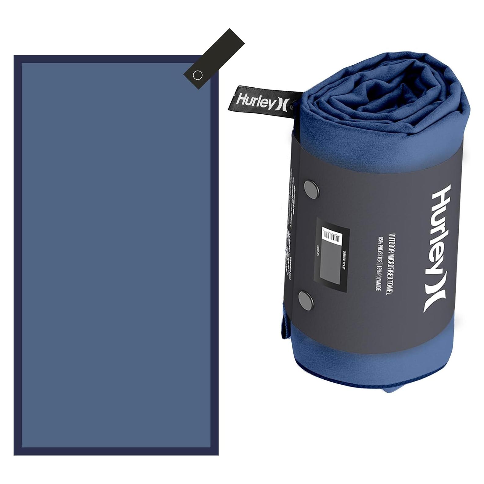 Toalla de Microfibra Hurley 101.6 x 182.9 cm Secado Rápido