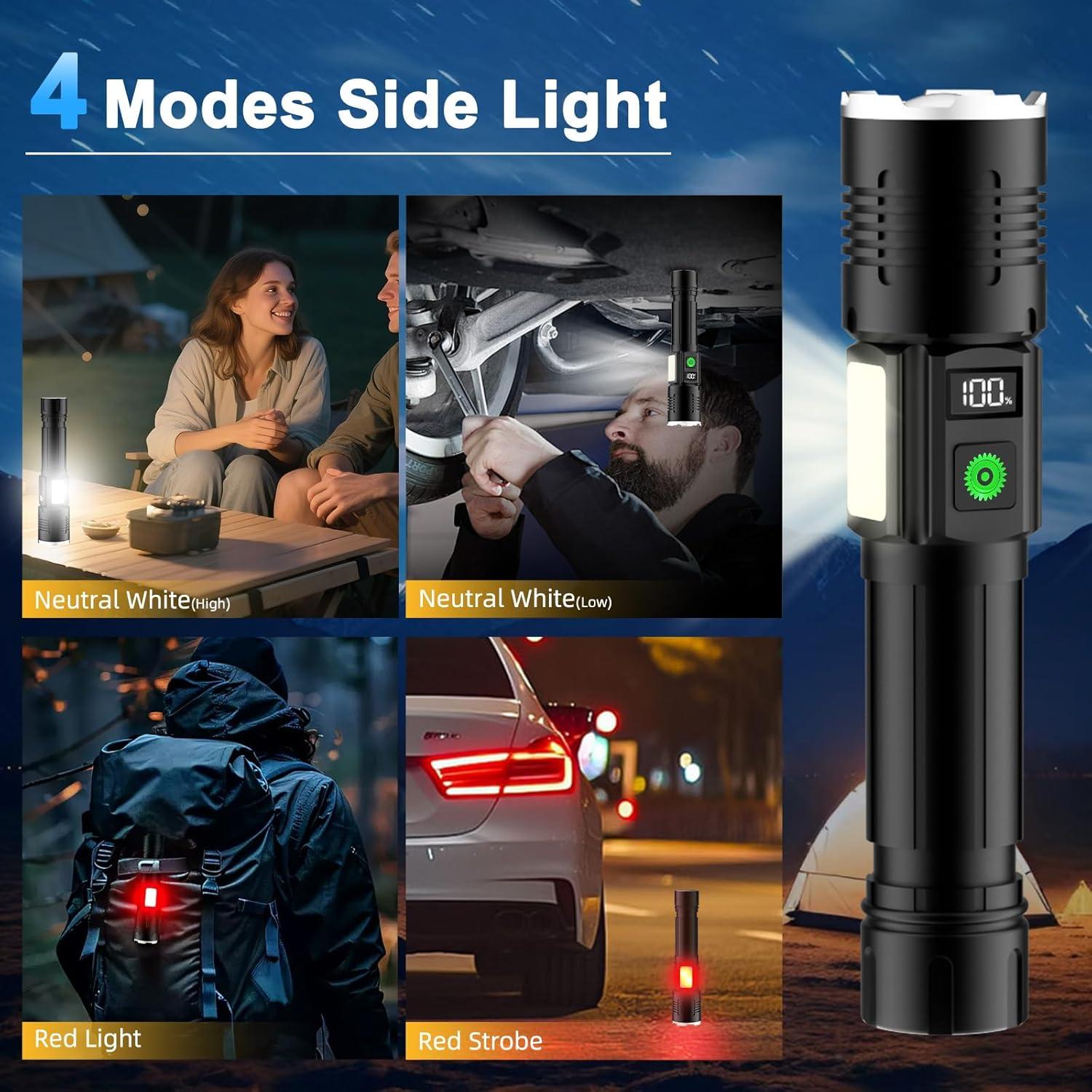 Linterna Táctica LED Tremdwoto ER1 Recargable 1000 Lúmenes