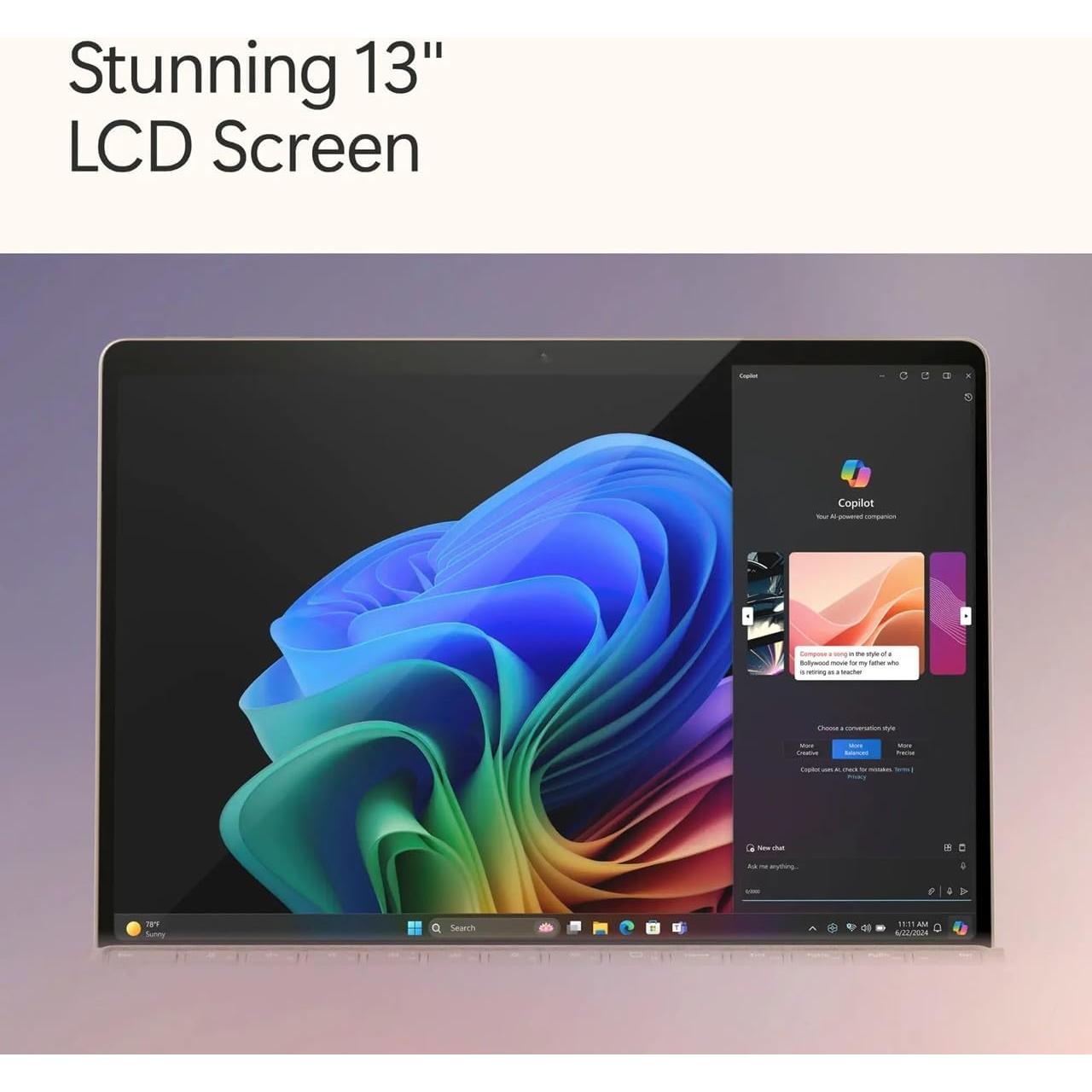 Microsoft Surface Pro 11 - Tableta 13" 2.8K, 16GB RAM, 256GB SSD