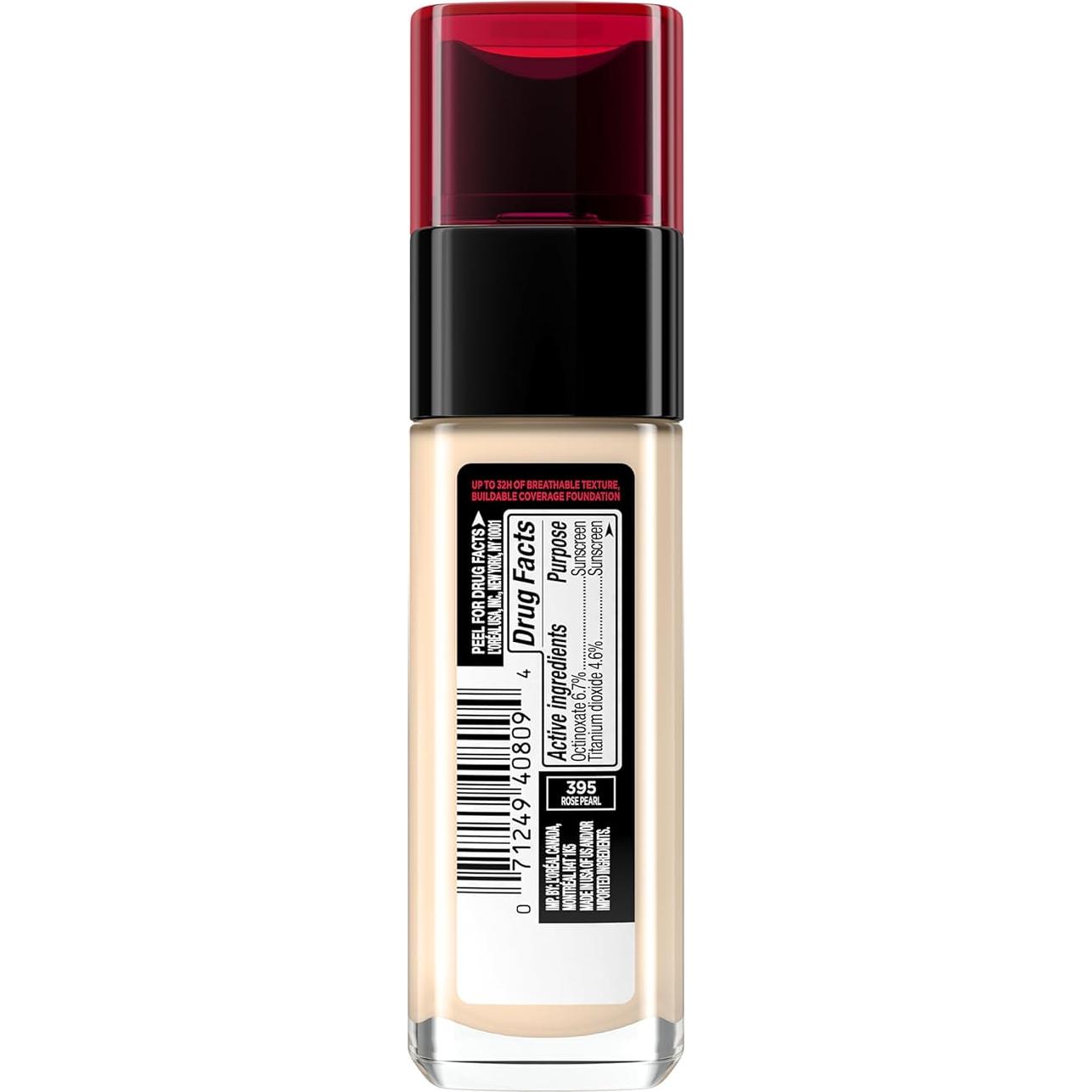 Base de Maquillaje L'Oreal Paris Infallible 390 Perla Rosa 29.57 ml