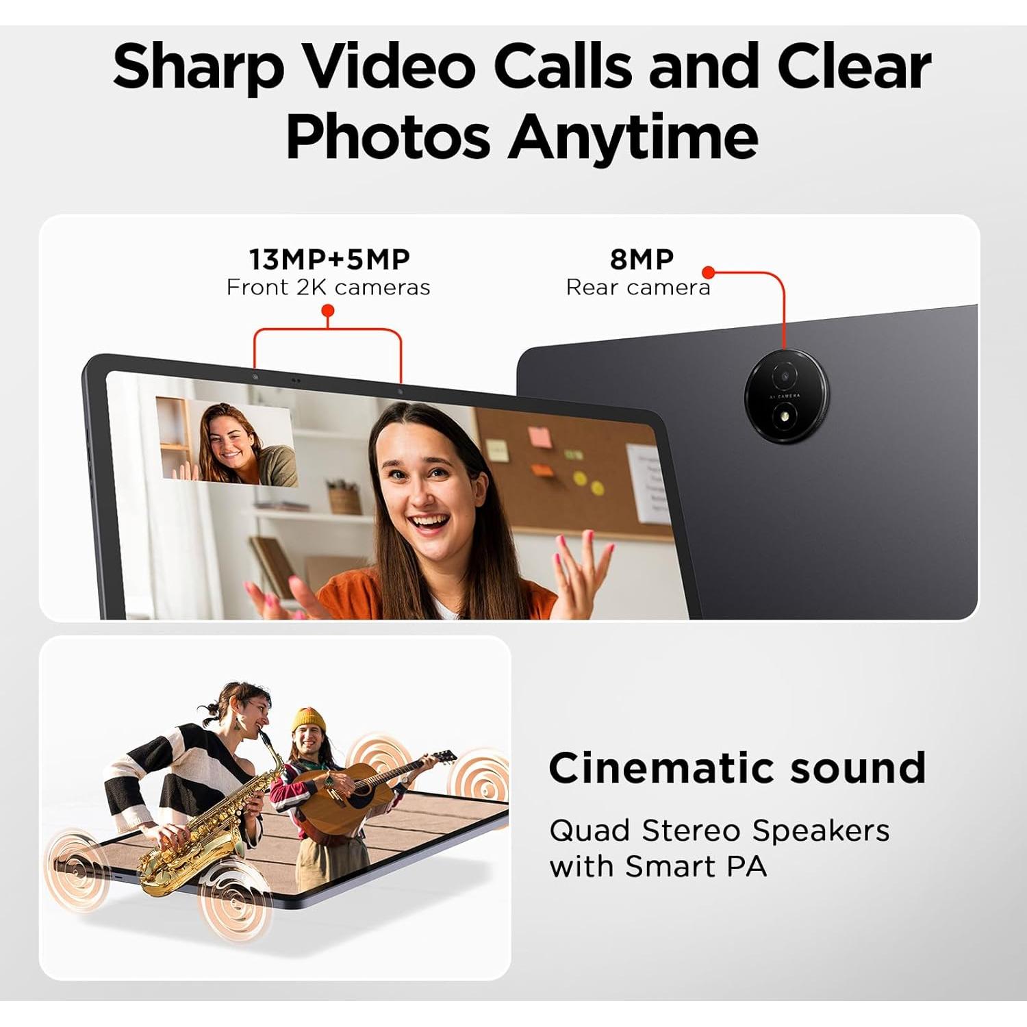 Tableta TCL NXTPAPER 14, 14.3" 2.4K, 8GB RAM, 256GB, Gris