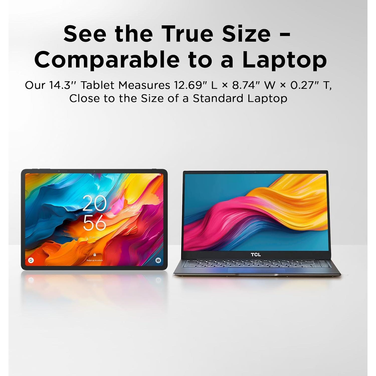 Tableta TCL NXTPAPER 14, 14.3" 2.4K, 8GB RAM, 256GB, Gris