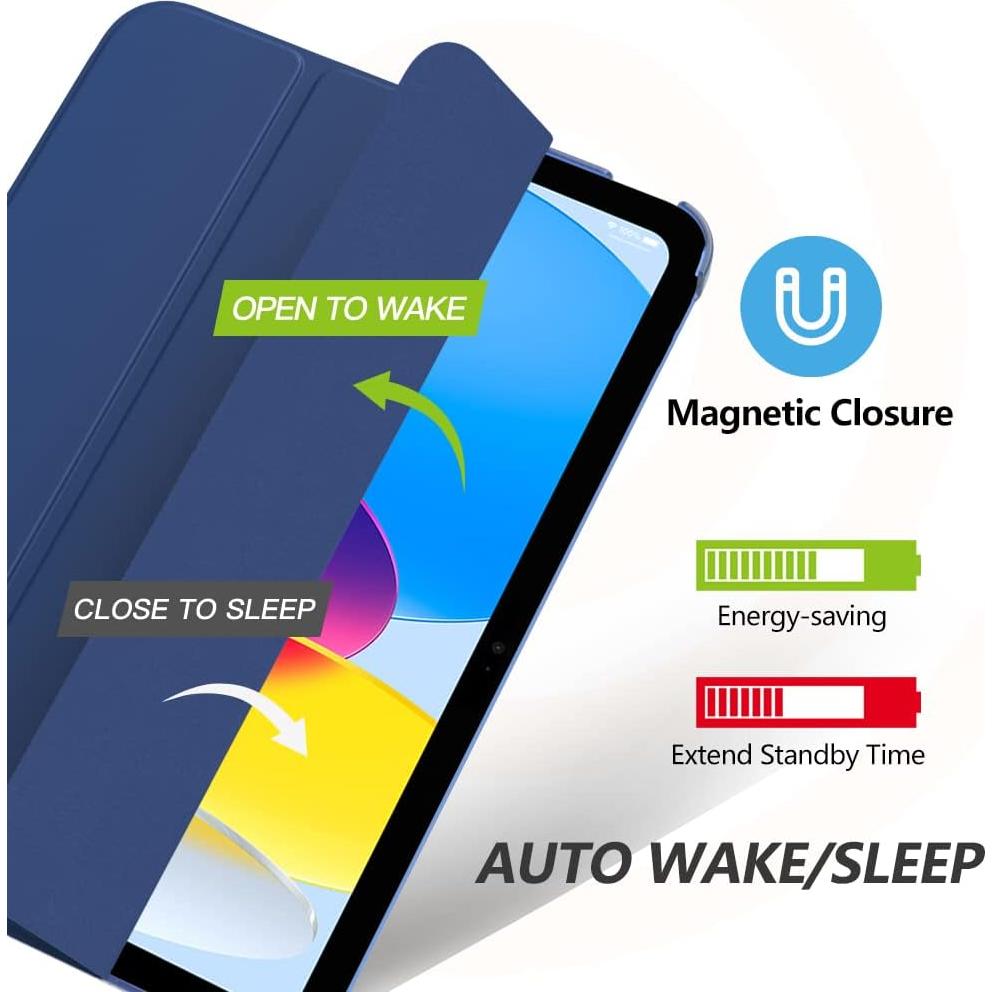 Funda MoKo para iPad 11" y 10.9" Generación 2025/2022 Azul