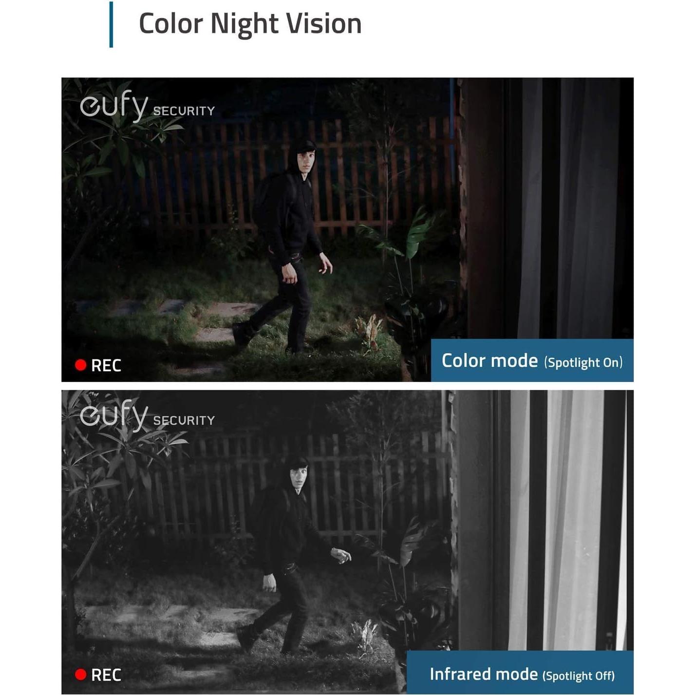 Cámara de Seguridad Eufy eufyCam 2C Pro 2K con Panel Solar