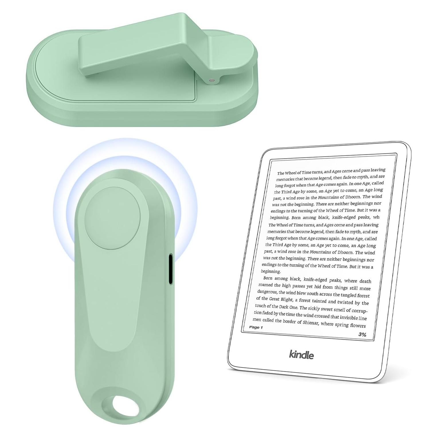 Pasador de Página Inalámbrico DATAFY Verde para Kindle y iPad