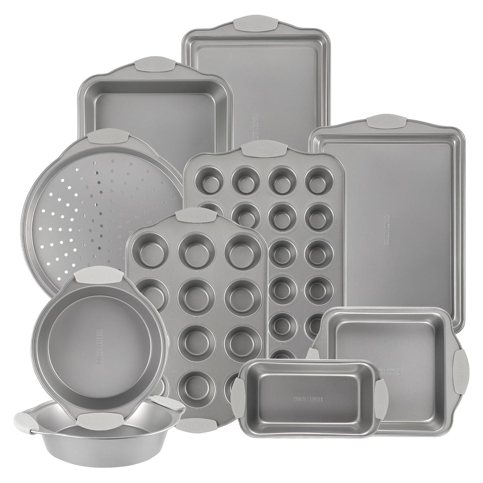 Juego de Utensilios para Hornear Antiadherentes Country Kitchen - 10 Pzs