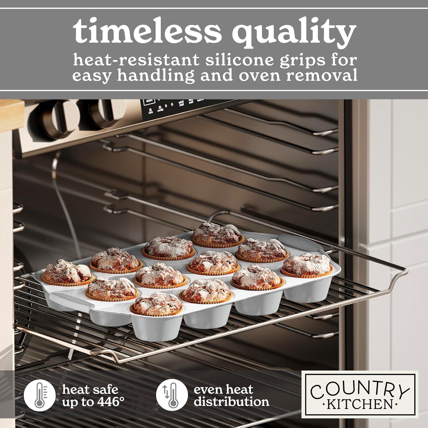 Juego de Utensilios para Hornear Antiadherentes Country Kitchen - 10 Pzs