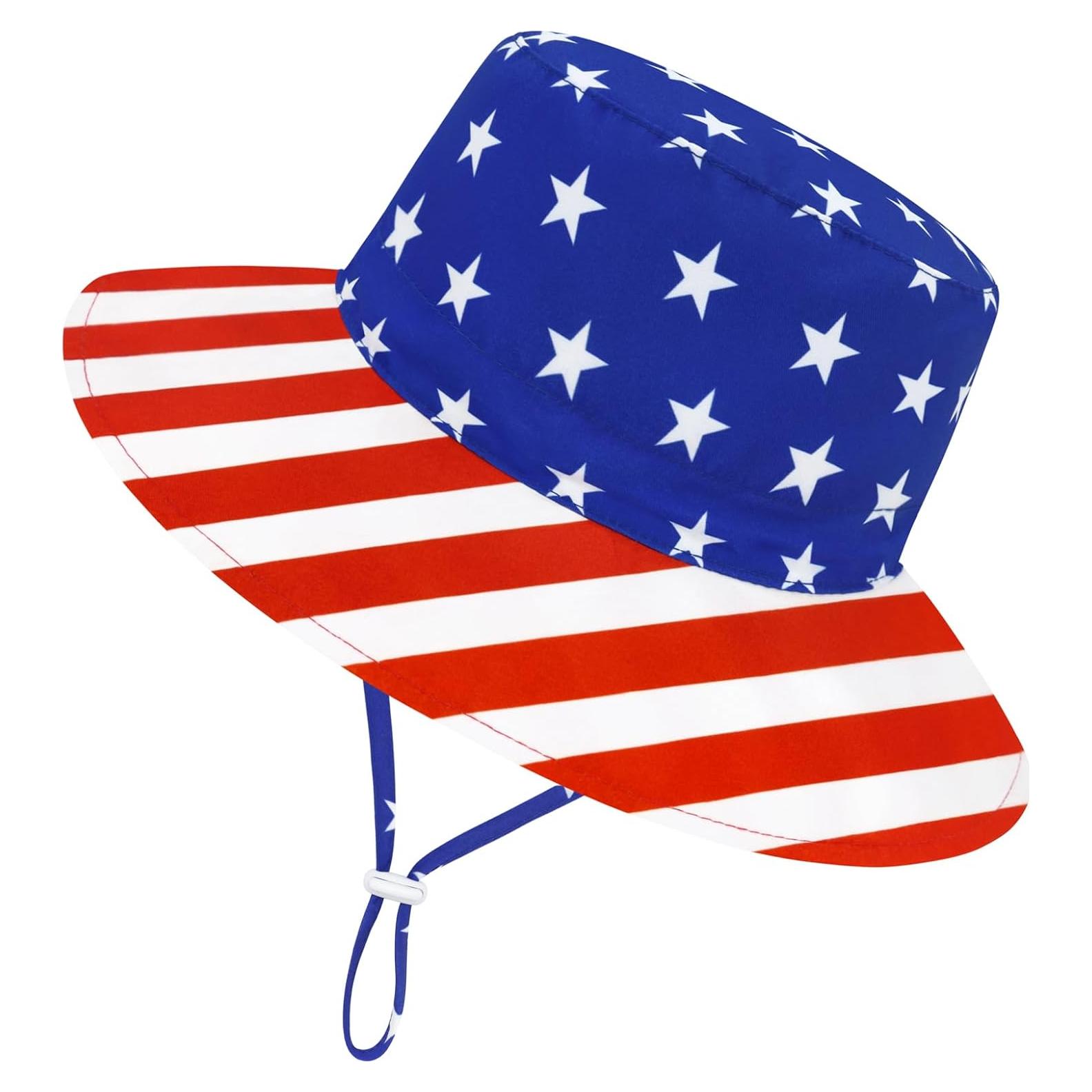 Sombrero de Sol para Bebé Sarfel UPF 50+ Bandera Americana