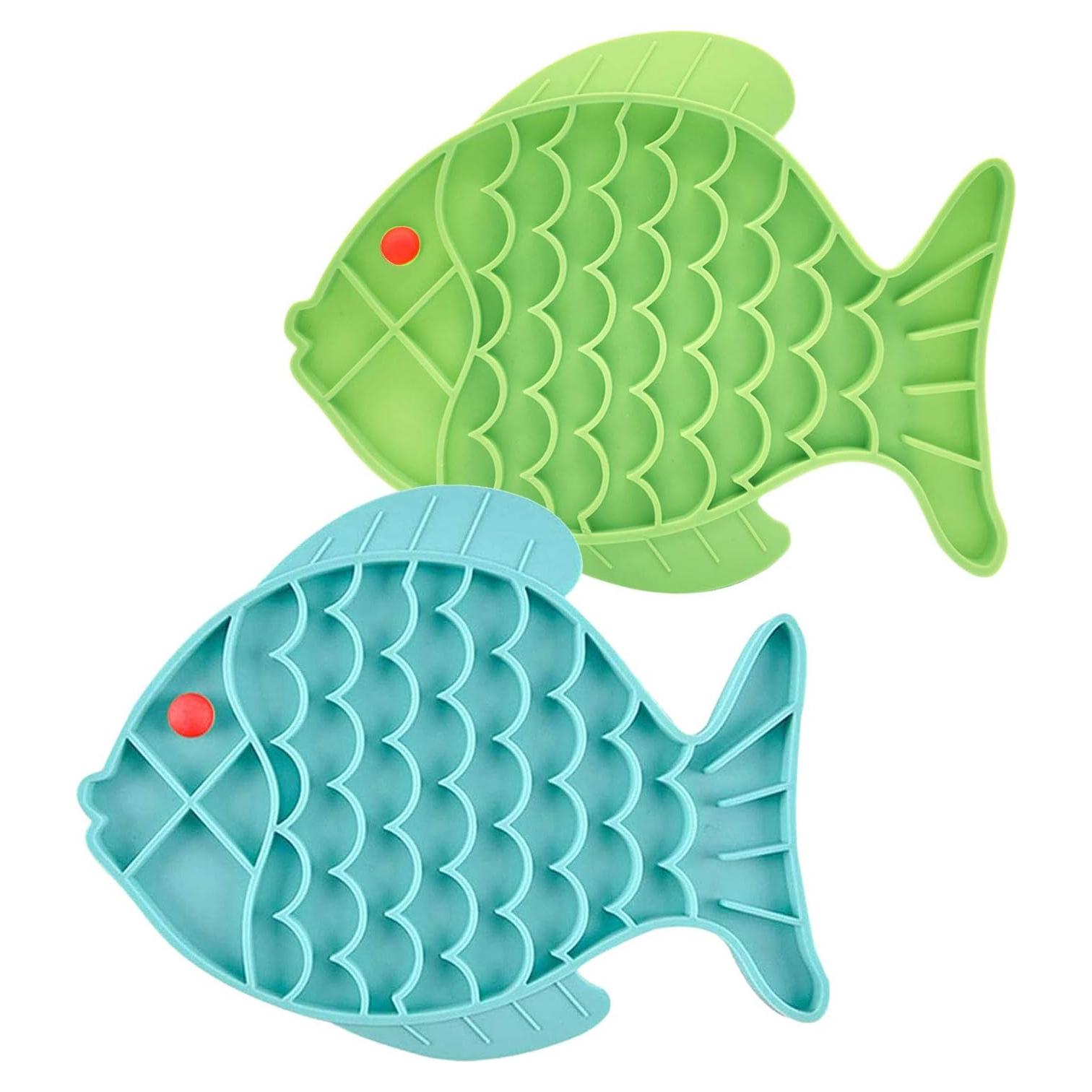 Alfombrilla de Golosinas para Gatos DLDER - 2 Piezas, 22.86x17.78cm