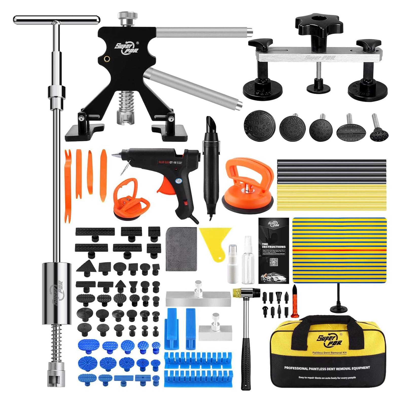 Kit de Reparación de Abolladuras Super PDR 93 Piezas