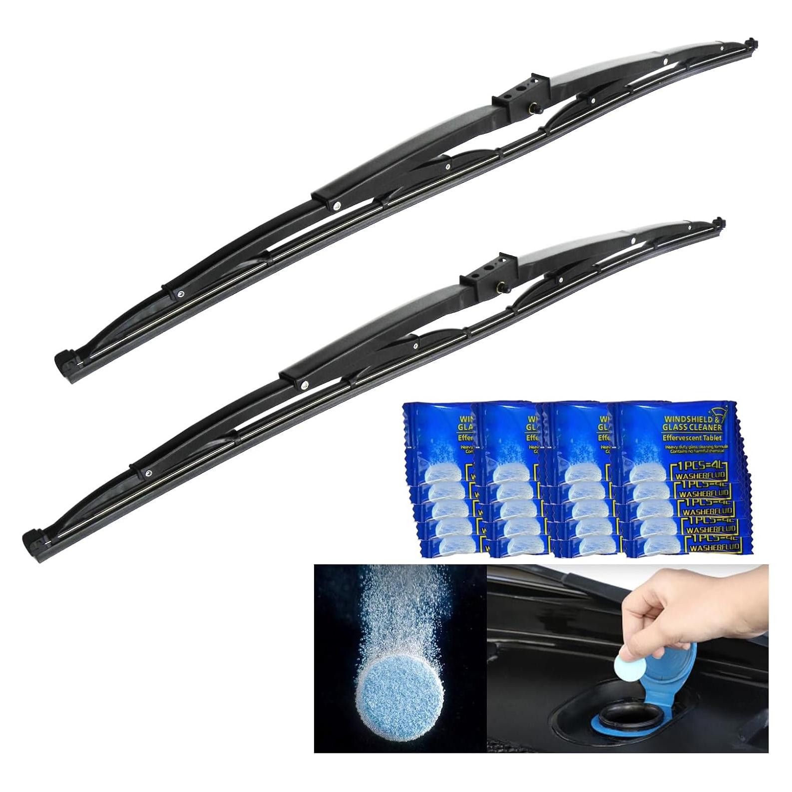 Limpiaparabrisas 20" MYEONGD para Autocaravana + 20 Tabletas