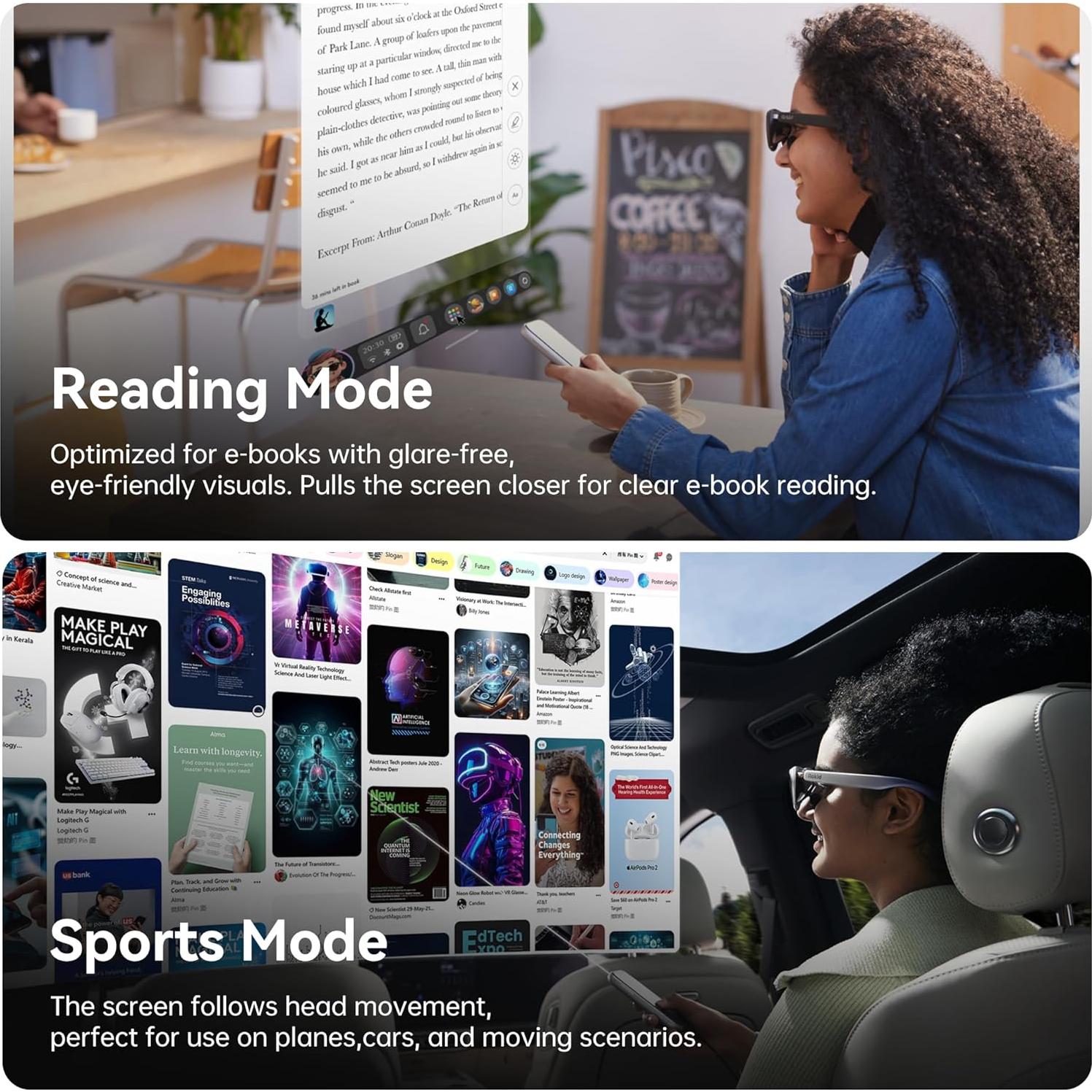 Rokid Station2 Calculadora Espacial 5000mAh 8GB 128GB Plata