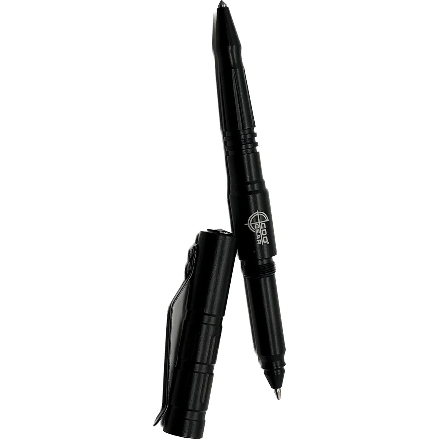 Bolígrafo Táctico CDO Gear TP-BLK-PC-01 con Rompedor de Vidrio