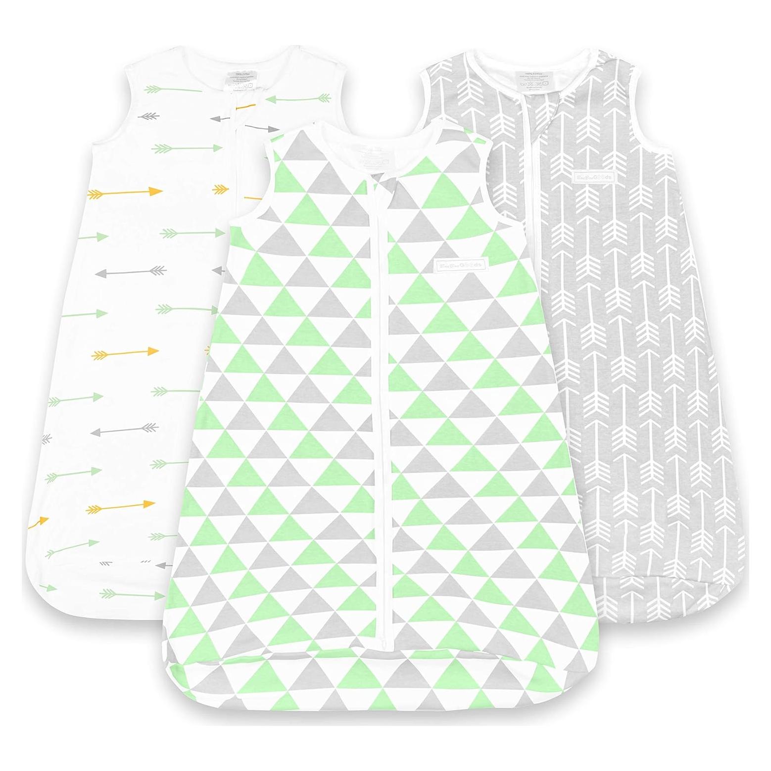 Saco de Dormir para Bebé BaeBae 100% Algodón 12-18 Meses Verde