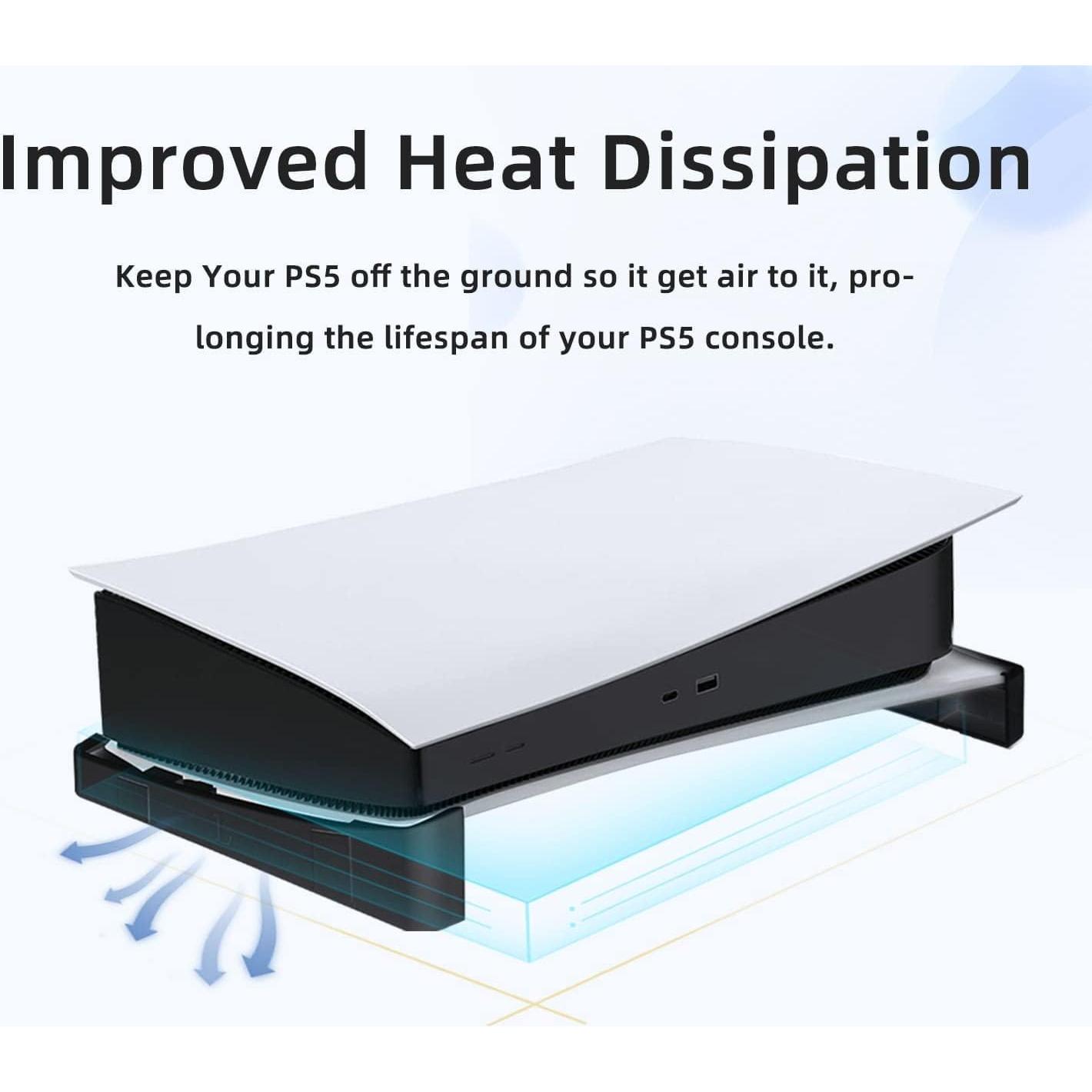 Soporte Horizontal Mcbazel para PS5 - Base Estable Negro