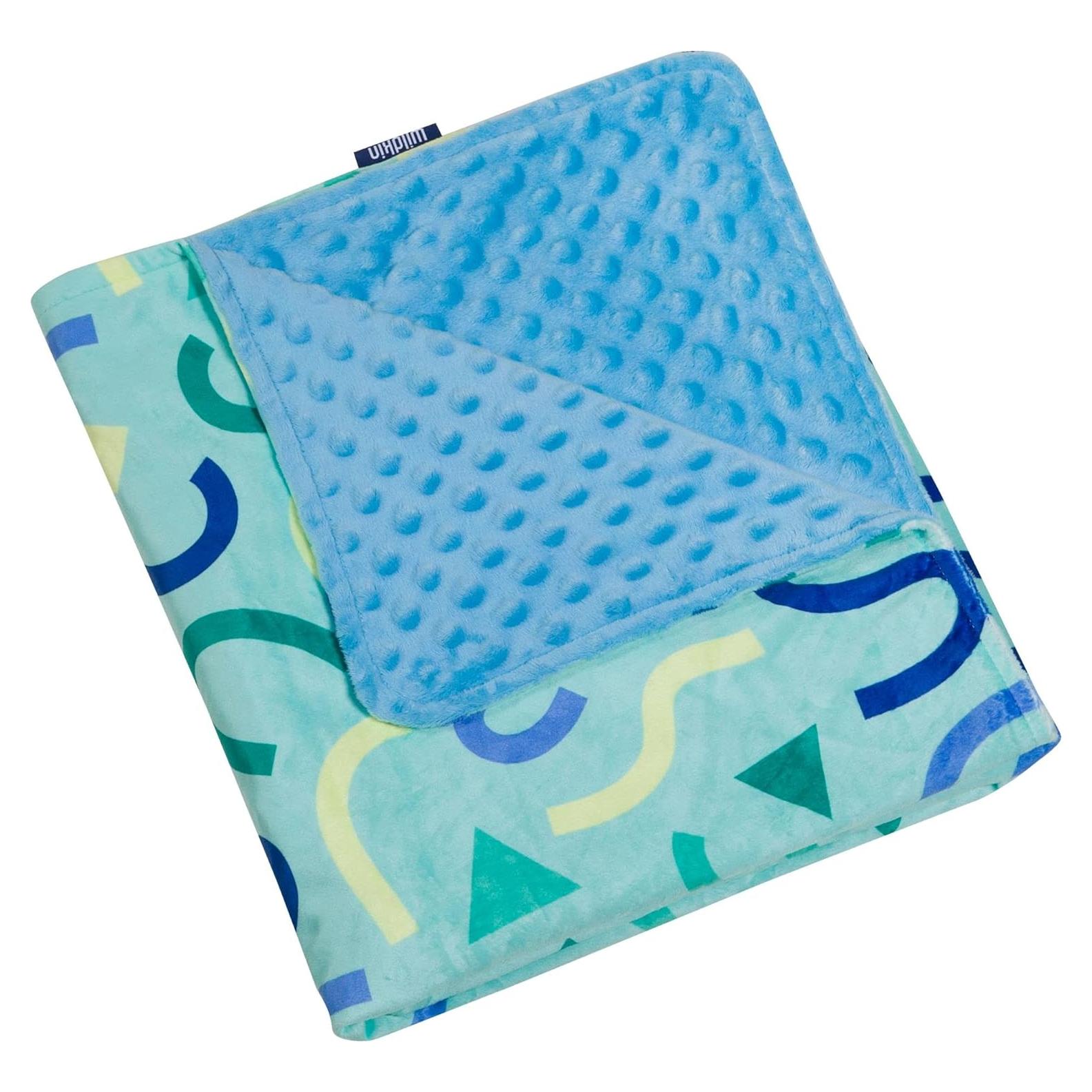 Manta de Bebé Wildkin Terciopelo Confetti Azul 100x71cm