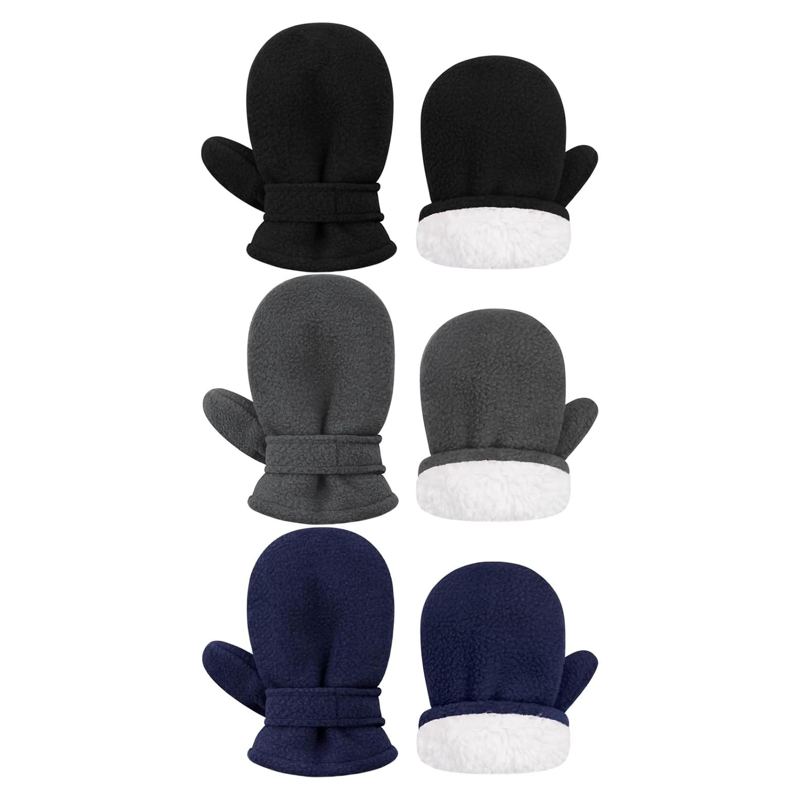 Mitones de Invierno para Bebés Sarfel - 3 Pares Térmicos