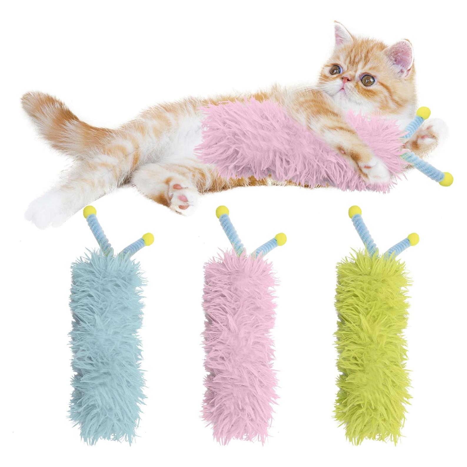 Paquete de 3 Almohadas de Hierba Gatera Maiiu - Juguetes Suaves Interactivos
