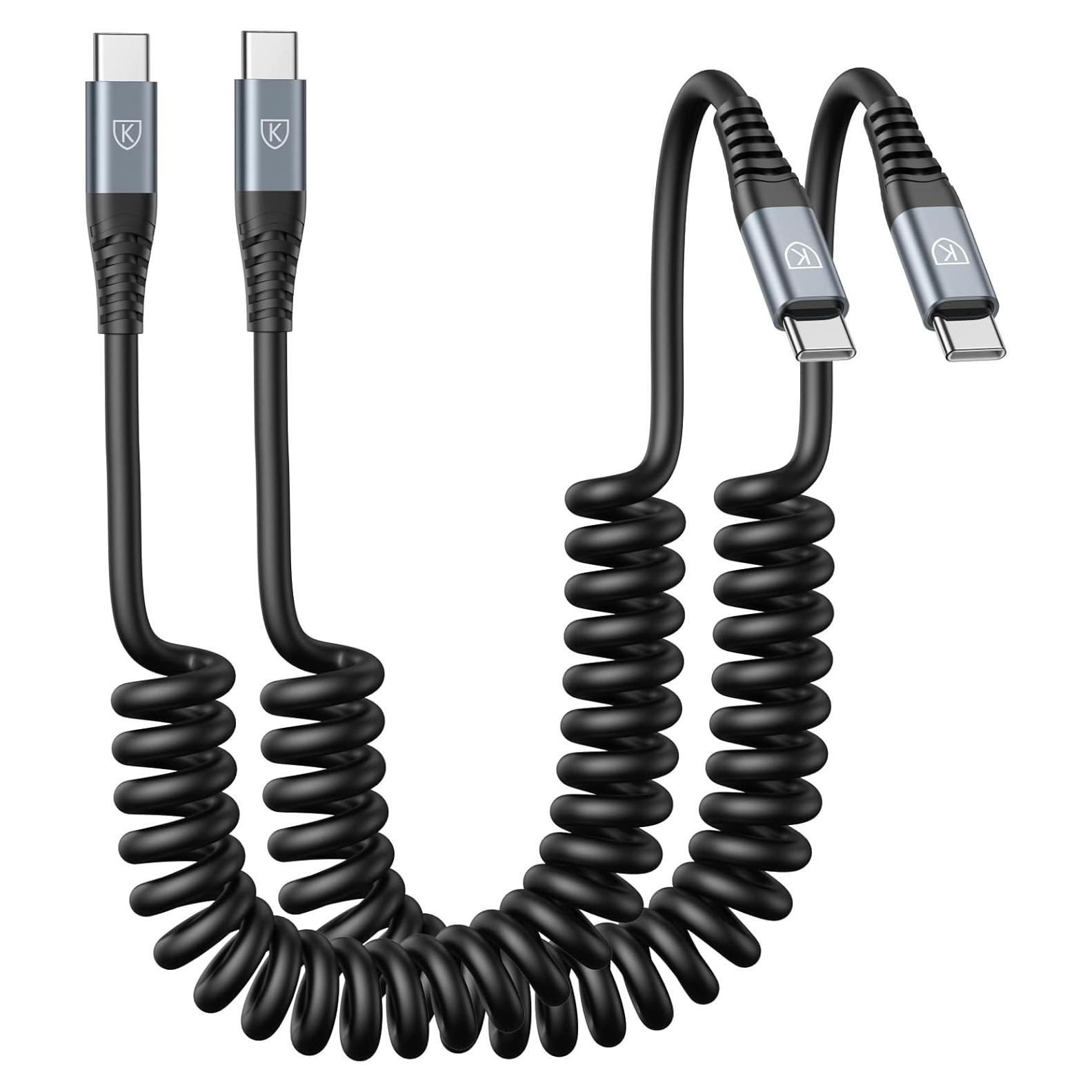 Cable USB C a USB C KIYODA 3 pies Carga Rápida 2 Pack