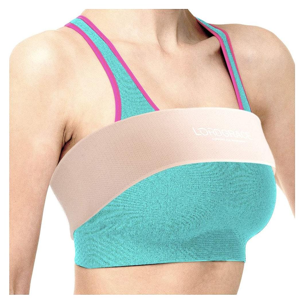 Banda de Soporte para el Pecho LORDGRACE Ajustable Beige S/M