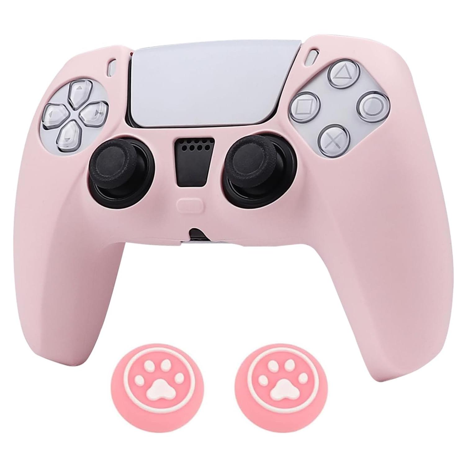 Funda Silicona RALAN PurePink para Controlador PS5