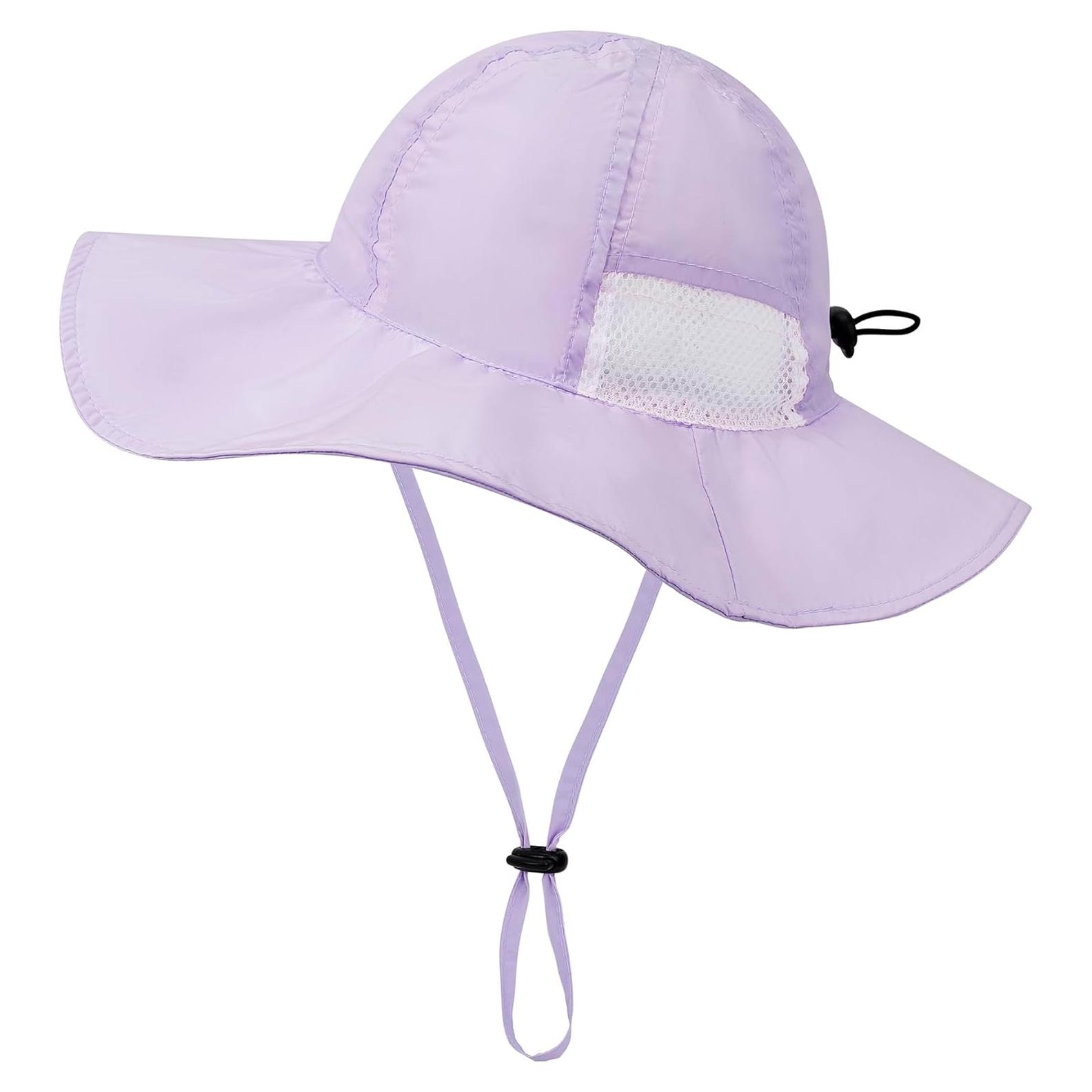 Sombrero de Sol Zando para Bebés UPF 50+ Color Púrpura Claro