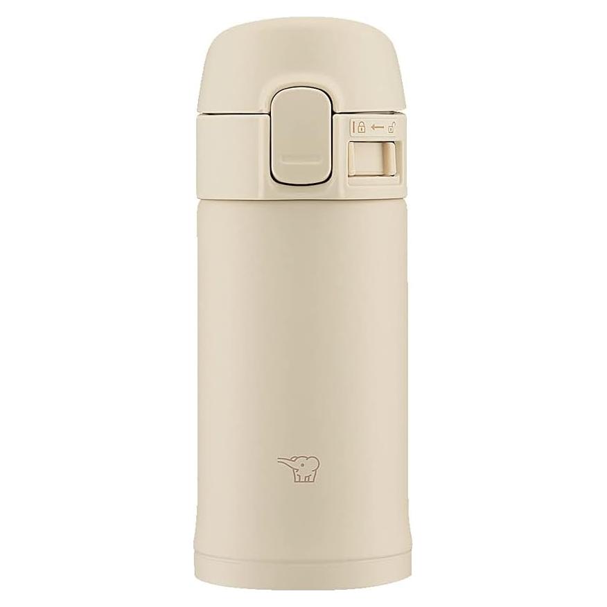 Botella de Agua Zojirushi SM-PD20-CM Acero Inoxidable 0.2L Beige